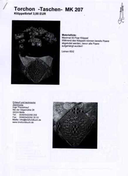 Torchon - Bag - MK 207 by Inge Theuerkauf