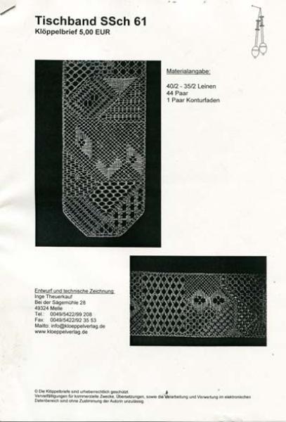 Tischband Ssch 61 by Inge Theuerkauf