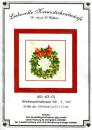 Stickanleitung Weihnachtskranz Nr. 1 , rot von R. Arndt, U. Weiß