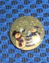 Set 10 buttons "Two snowman" 15 mm