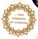 Aufkleber "… nur klöppeln ist schöner"