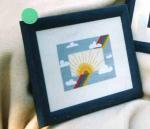 Stickpackung Sonne