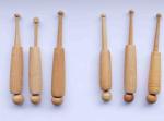 Set 6 Hülsenklöppel ca. 12 cm lang