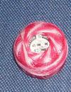 Perlgarn 8 aus Ungarn pinkweiss 10 Gramm