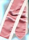 Schleife rosa mit creme ca. 11 Fd/cm 11 x 126 cm