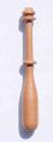 Schön gedrechselter Klöppel mit doppeltem Kopf ca 11,1 cm lang