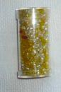 Rocailles ca. 2,3 mm gelb/weiß ca 28 Gramm