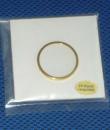 Brosche rund 34 mm vergoldet