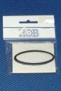 Brosche oval Schwarz ohne Glas 6 x 1,5 cm