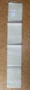 Leinenband wollweiß mit grauen Rändern ca. 100 cm lang 16,7 cm b