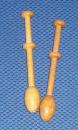 Pair of Danish bobbins 10 cm