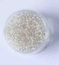 Rocailles 2,6 mm 17 gramm silbereinzug kristall - Prachthobby