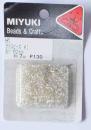 MIYUKI 2 mm 7 Gramm transparent weiß