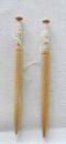 Paar Honitonklöppel ca 9,8 cm unlackiert