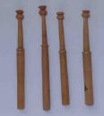 Spanische Palmholzklöppel ca 10 bis 10,5 cm