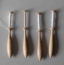 Set 4 dänische Klöppel  ca 10 cm lang