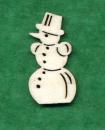 Klöppeleinhänger Schneemann