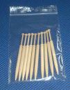 Honiton - bobbins 9,8 cm  Set of 10
